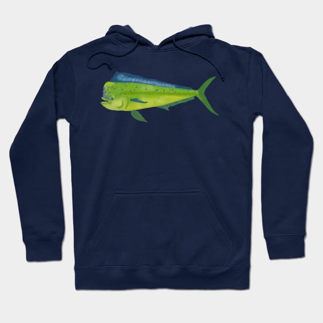 Mahi Mahi aka the Dolphin Hoodie by Hook Ink